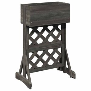 vidaXL Trellis de jardin vertical Gris 48 x 30 x 70,5 cm