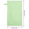 vidaXL Serviettes de sport 2 pcs Vert 50 x 30 cm