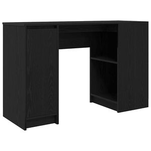 vidaXL Bureau ch&ecirc;ne noir 120x42x76 cm bois d'ing&eacute;nierie