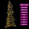 vidaXL Sapin de Noël avec 160 LED Blanc chaud 150 cm Rotin
