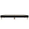 vidaXL Cadre de lit sans matelas noir 120x190 cm bois d'ing&eacute;nierie