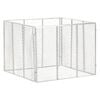vidaXL Composteur de jardin 100x100x77 cm Fer galvanis&eacute;