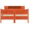 vidaXL Cadre de lit sans matelas cire marron 140x200cm bois pin massif