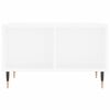 vidaXL Table basse Blanc 60x50x36,5 cm Bois d'ingénierie