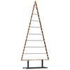 vidaXL Arbre de No&euml;l en m&eacute;tal avec support Noir 180 cm Acier