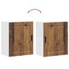 vidaXL Armoires murales de cuisine 2 pcs Porto vieux bois