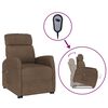 vidaXL Fauteuil Marron Tissu