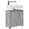 vidaXL Armoire de lavabo de salle de bain Gris Sonoma 60 x 30 x 60 cm