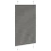 vidaXL Store pliss&eacute; anthracite 70x100 cm largeur du tissu 69,4 cm