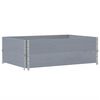vidaXL Colliers de palette 2 pcs gris 120x80 cm bois de pin solide