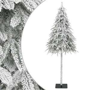 vidaXL Sapin de No&euml;l artificiel avec neige floqu&eacute;e 210 cm