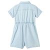 Combinaison enfants avec manches courtes bleu doux 116
