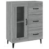 vidaXL Buffet sonoma gris 69,5x34x90 cm bois d'ing&eacute;nierie