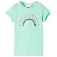 T-shirt pour enfants vert vif 92