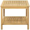 vidaXL Table d'appoint Huile Naturelle 50 x 35 x 45 cm