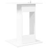 vidaXL Table d'appoint Blanc 45 x 40 x 62,5 cm Bois d'ing&eacute;nierie