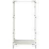 vidaXL Portant de bois chauffage blanc 40x30x80 cm
