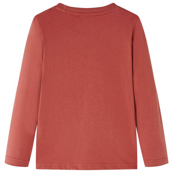 T-shirt enfants à manches longues henné 116