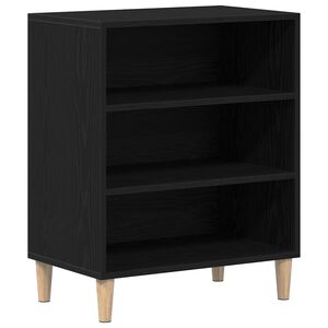 vidaXL Buffet Ch&ecirc;ne noir 57 x 35 x 70 cm Bois d'ing&eacute;nierie