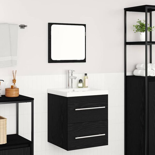 vidaXL Ensemble de mobilier de salle de bain 2 pcs Ch&ecirc;ne artisanal