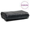 vidaXL Bâche anthracite 2,5x4,5 m 650 g/m²