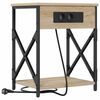 vidaXL Cabinet de chevet Ch&ecirc;ne Sonoma 41 x 31 x 51 cm