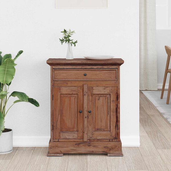 vidaXL Armoire de rangement 63 x 30 x 79 cm Bois de Mahogany Massif