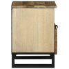 vidaXL Cabinet de chevet Marron 40 x 33 x 46 cm Bois d'acacia massif