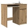 vidaXL Bureau ch&ecirc;ne artisanal 86x49x76 cm bois d'ing&eacute;nierie