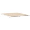 vidaXL Cadre de lit sur&eacute;lev&eacute; Blanc 180 x 210 cm Bois massif en pin