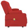 vidaXL Fauteuil de massage inclinable 4 places porte-gobelets bordeaux