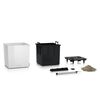LECHUZA Jardini&egrave;re CUBE 30 ALL-IN-ONE Blanc brillant