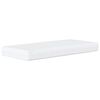 vidaXL Lit Viana avec matelas blanc 90x190 cm similicuir