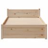 vidaXL Cadre de lit sans matelas 100x200 cm bois massif de pin