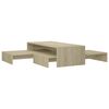 vidaXL Set de tables basses gigognes ch&ecirc;ne sonoma bois d'ing&eacute;nierie