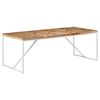 vidaXL Table &agrave; manger 200x90x76 cm Bois massif d'acacia et de manguier