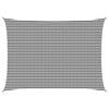 vidaXL Voile d'ombre Anthracite et blanc 5 x 8 m HDPE