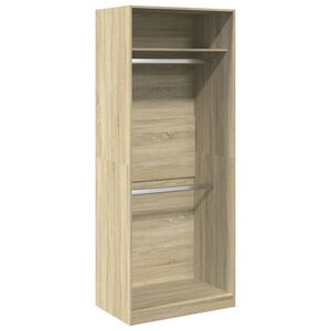 vidaXL Garde-robe ch&ecirc;ne sonoma 80x50x200 cm bois d'ing&eacute;nierie