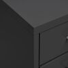 vidaXL Classeur mobile Anthracite 28x41x109 cm M&eacute;tal