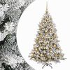 vidaXL Sapin de No&euml;l artificiel avec boules 120 cm 150 LED Blanc chaud