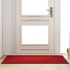 vidaXL Tapis d'entr&eacute;e Rouge et Noir 90 x 150 cm 100% Polyamide