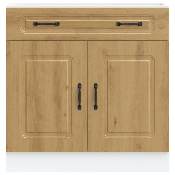 vidaXL Armoire de cuisine Kalmar ch&ecirc;ne artisanal bois d'ing&eacute;nierie