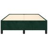 vidaXL Cadre de lit sans matelas vert fonc&eacute; 120x200 cm velours