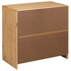 vidaXL Buffet SAUDA chêne 80x43x75,5 cm bois massif de pin