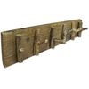 vidaXL Porte-manteau bois de r&eacute;cup&eacute;ration m&eacute;lang&eacute; 60x15 cm