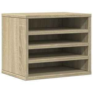 vidaXL Organisateur de bureau ch&ecirc;ne sonoma 36x26x29,5 cm