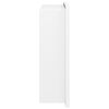 vidaXL Niche de douche blanc mat 32x32x9 cm acier inoxydable
