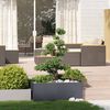 vidaXL Jardini&egrave;re anthracite 100x100x40 cm acier