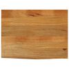 vidaXL Dessus de table &agrave; bord vivant 90x60x3,8 cm bois massif manguier