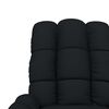 vidaXL Fauteuil inclinable Noir Tissu
